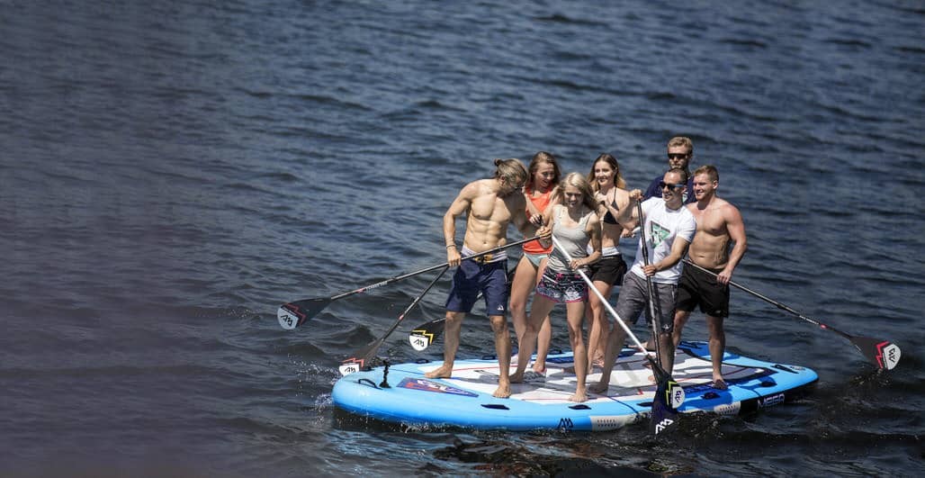 Φουσκωτή Σανίδα SUP 5,5m Aqua Marina Mega 18’1” | www.lightgear.gr