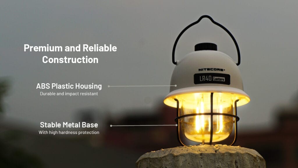 Επαναφορτιζόμενο Φανάρι LED Nitecore LR40 Άσπρο | www.lightgear.gr
