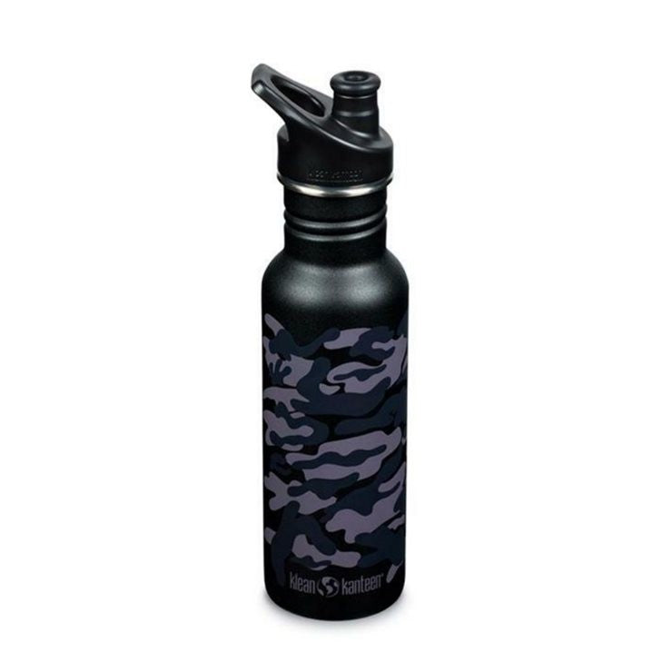 Ανοξείδωτο Παγούρι Klean Kanteen Sport 532ml Black Camo | www.lightgear.gr