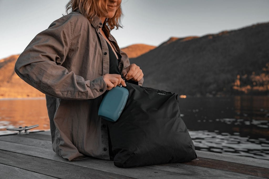 Πετσέτα Nanofiber Matador NanoDry Large 132x60cm Blue | www.lightgear.gr
