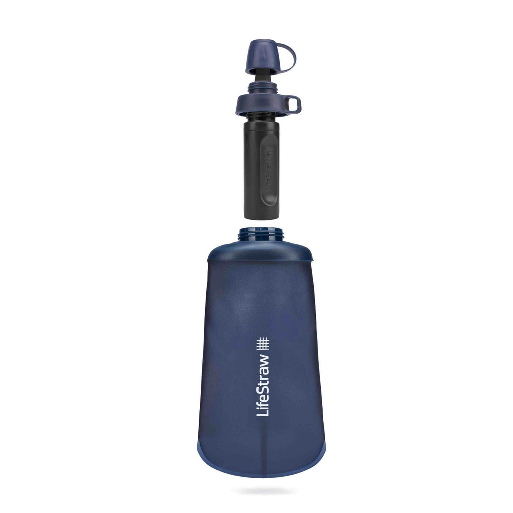 Παγούρι με Φίλτρο Νερού Lifestraw Peak Squeeze 650ml Μπλε | www.lightgear.gr