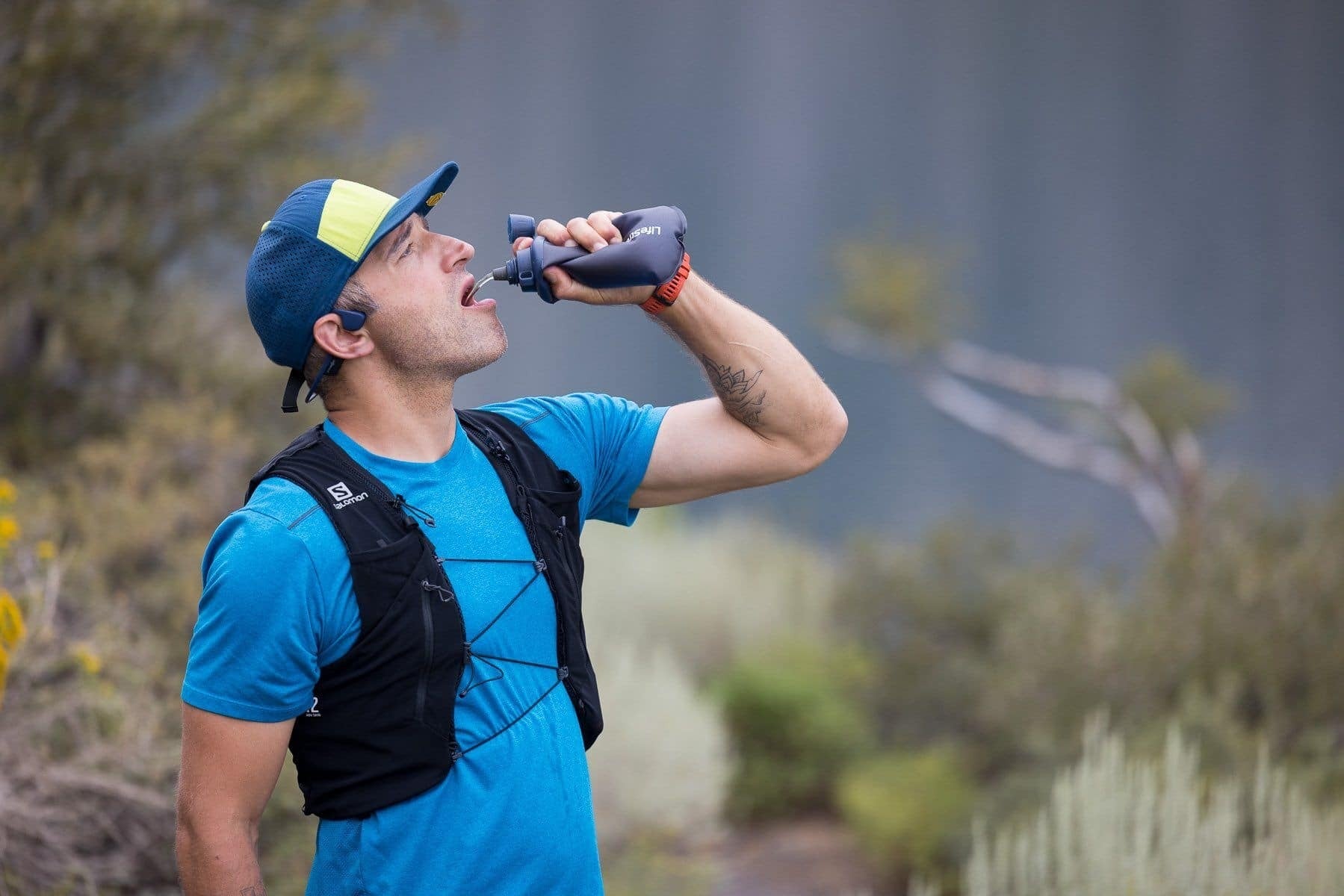 Παγούρι με Φίλτρο Νερού Lifestraw Peak Squeeze 1000ml Μπλε | www.lightgear.gr