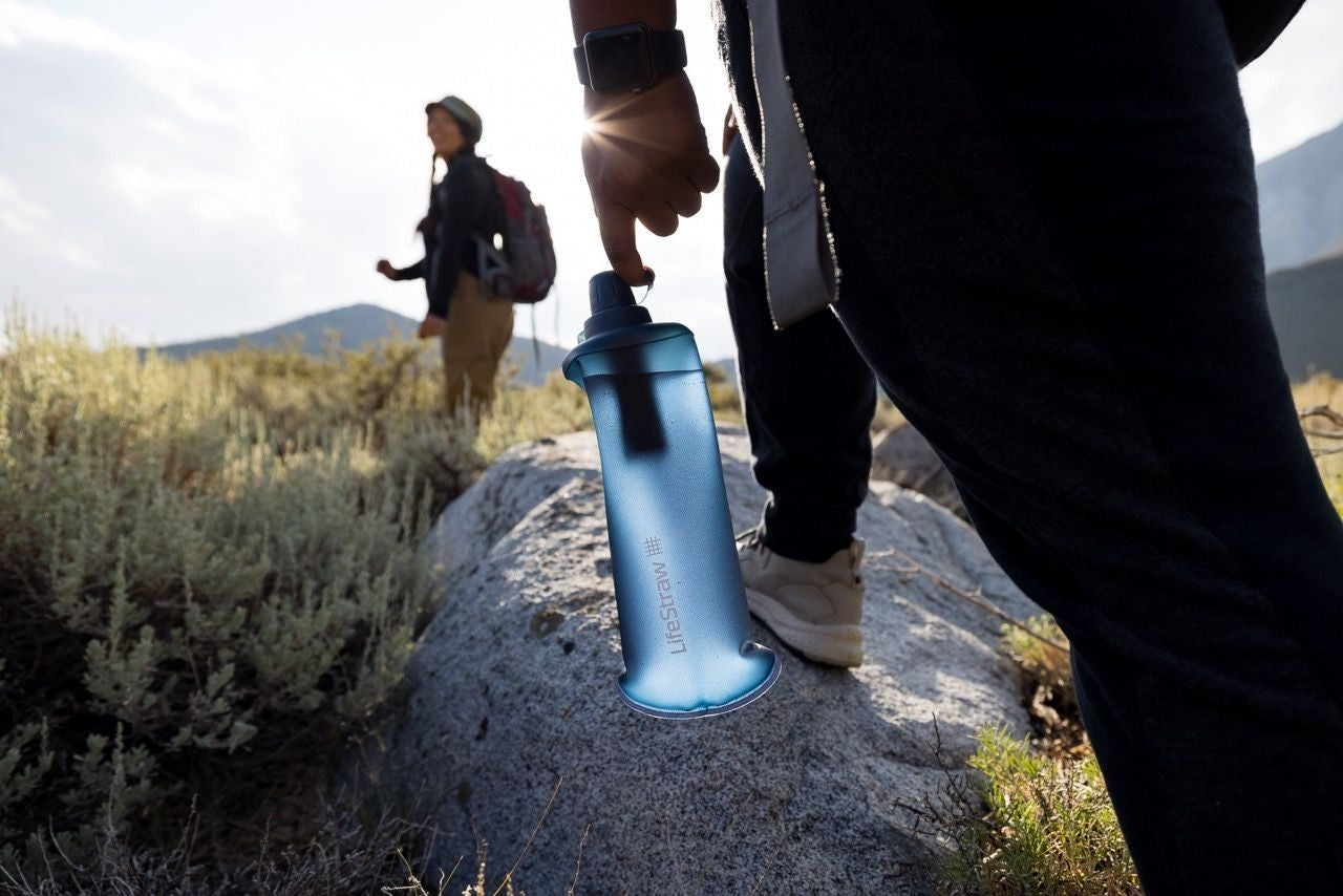 Παγούρι με Φίλτρο Νερού Lifestraw Peak Squeeze 1000ml Μπλε | www.lightgear.gr