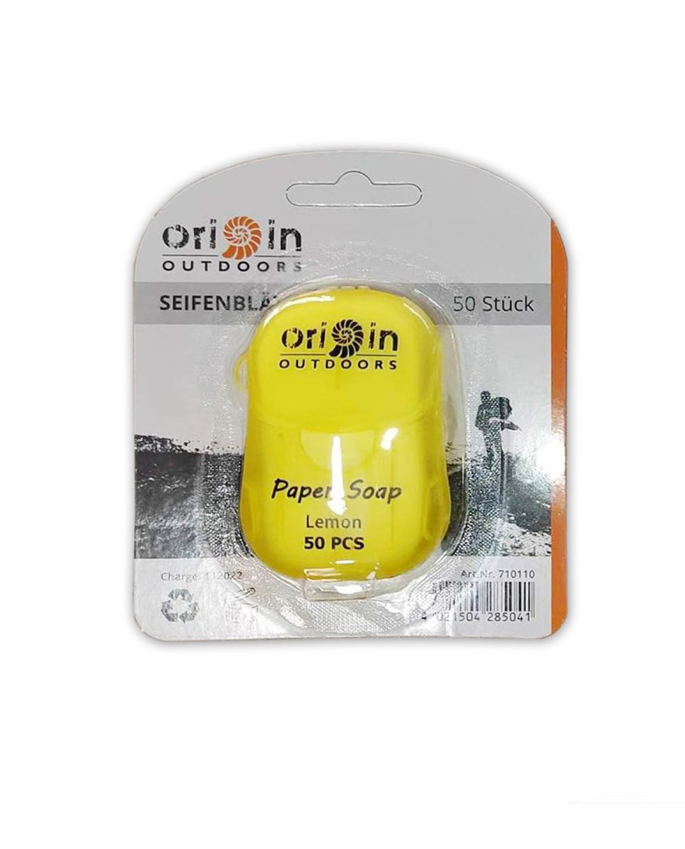 Σαπούνι σε Φύλλα Origin Outdoors 50τεμ Λεμόνι | www.lightgear.gr