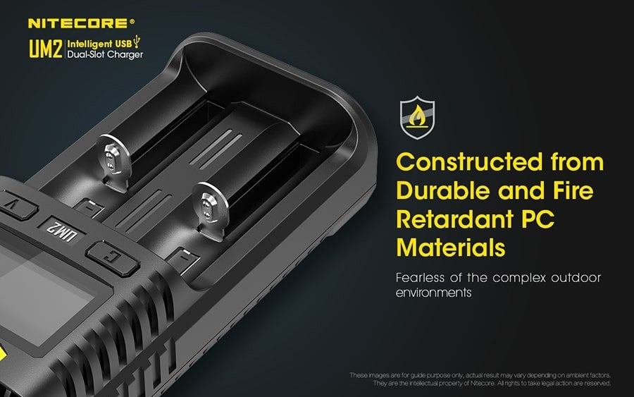 Φορτιστής Nitecore UM2 | www.lightgear.gr
