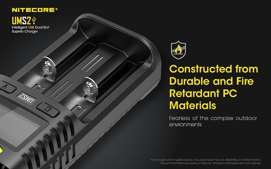 Φορτιστής Nitecore UMS2 | www.lightgear.gr