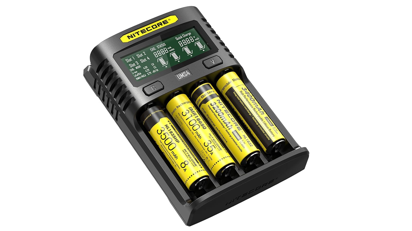 Φορτιστής Nitecore UMS4 | www.lightgear.gr