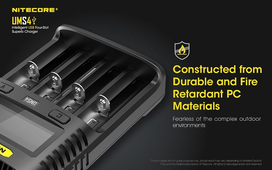 Φορτιστής Nitecore UMS4 | www.lightgear.gr