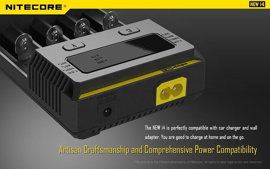 Φορτιστής Nitecore New i4 | www.lightgear.gr