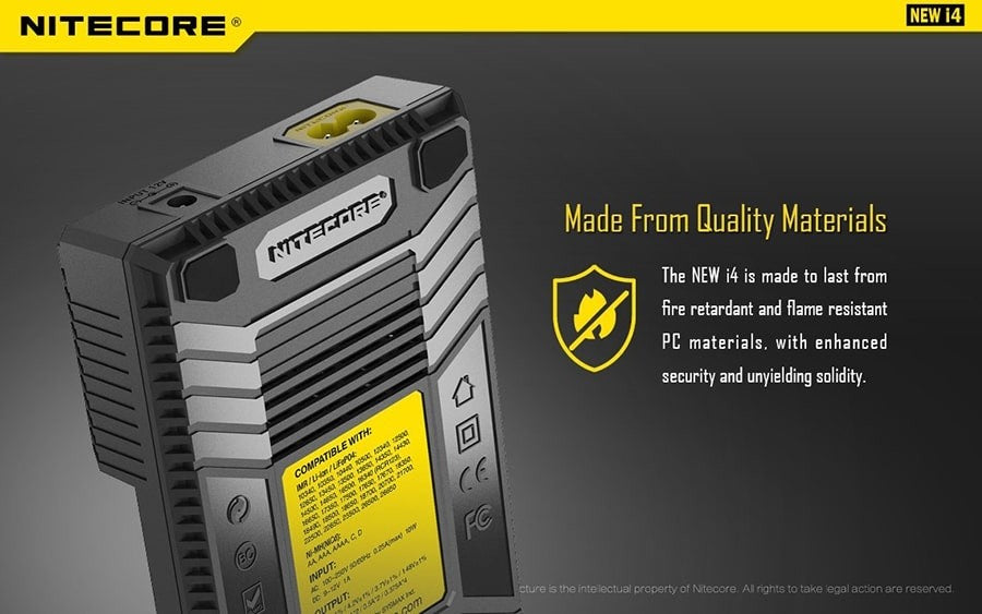 Φορτιστής Nitecore New i4 | www.lightgear.gr