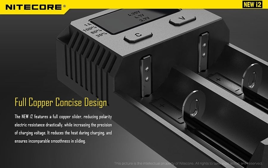 Φορτιστής Nitecore i2EU | www.lightgear.gr