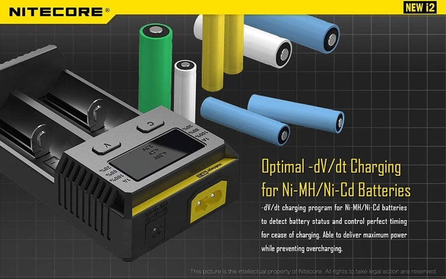 Φορτιστής Nitecore i2EU | www.lightgear.gr