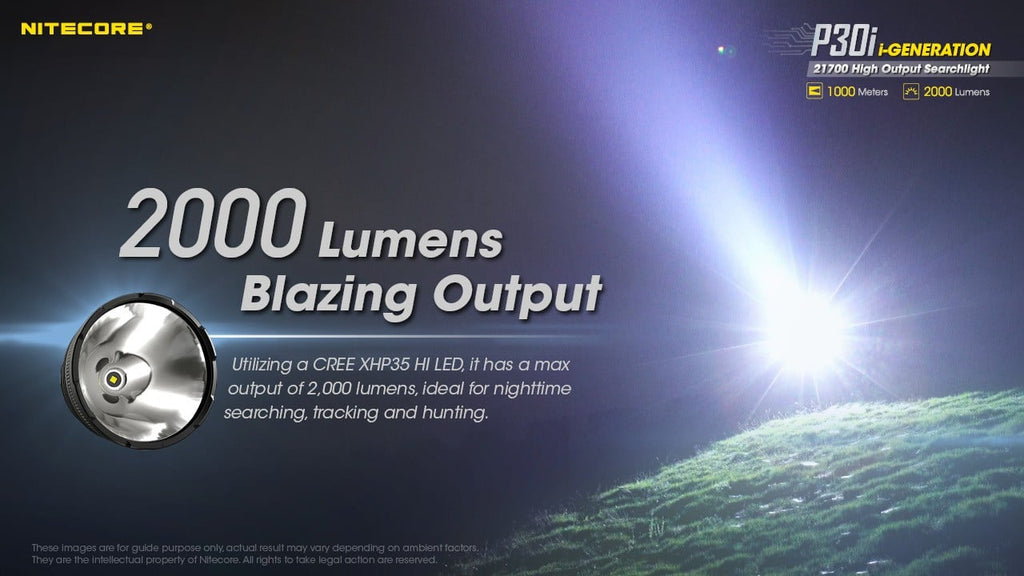 Επαναφορτιζόμενος Φακός Nitecore Led P30i | www.lightgear.gr