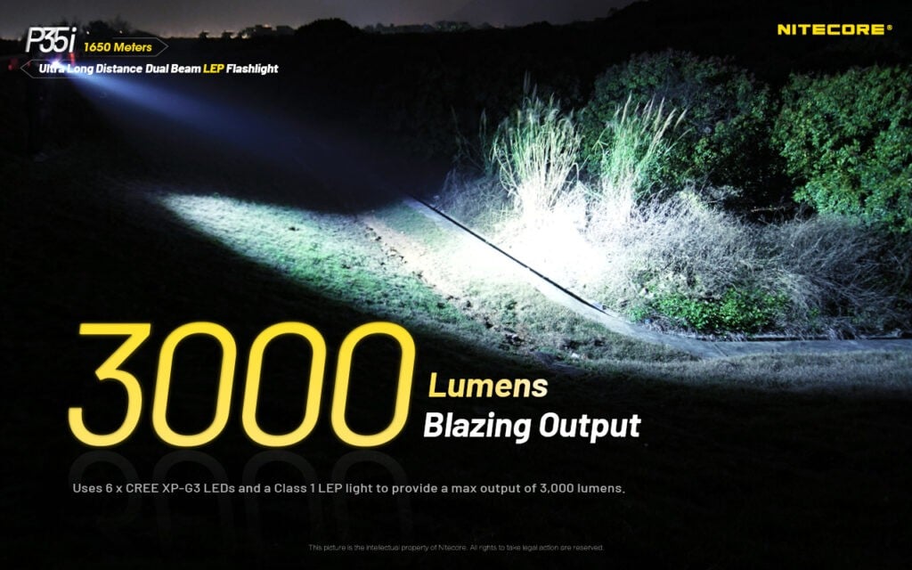 Επαναφορτιζόμενος Φακός Nitecore Led P35i | www.lightgear.gr