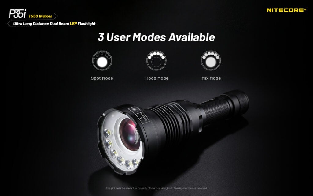 Επαναφορτιζόμενος Φακός Nitecore Led P35i | www.lightgear.gr
