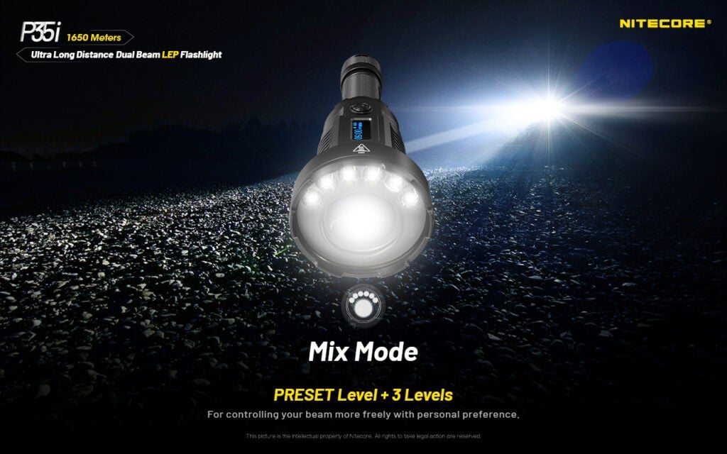 Επαναφορτιζόμενος Φακός Nitecore Led P35i | www.lightgear.gr