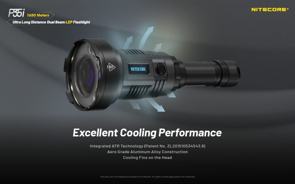 Επαναφορτιζόμενος Φακός Nitecore Led P35i | www.lightgear.gr