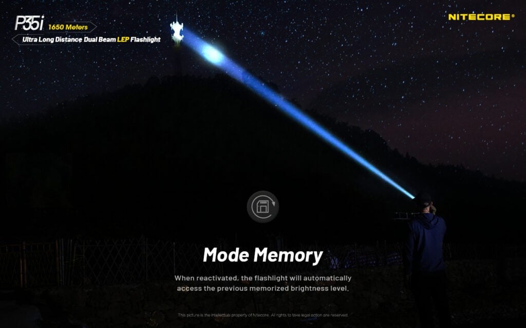 Επαναφορτιζόμενος Φακός Nitecore Led P35i | www.lightgear.gr