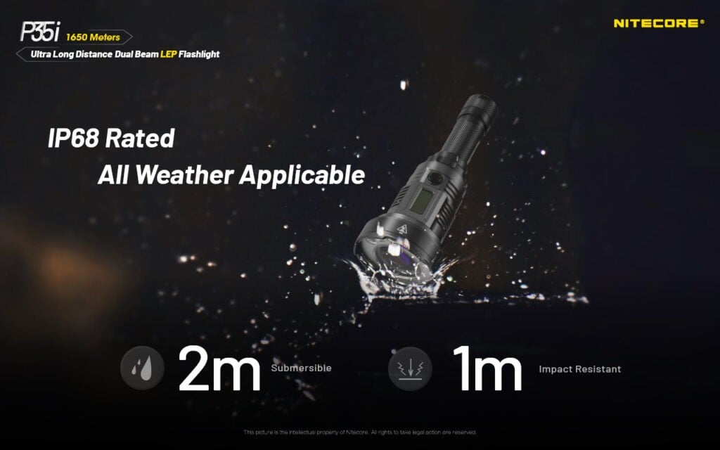 Επαναφορτιζόμενος Φακός Nitecore Led P35i | www.lightgear.gr