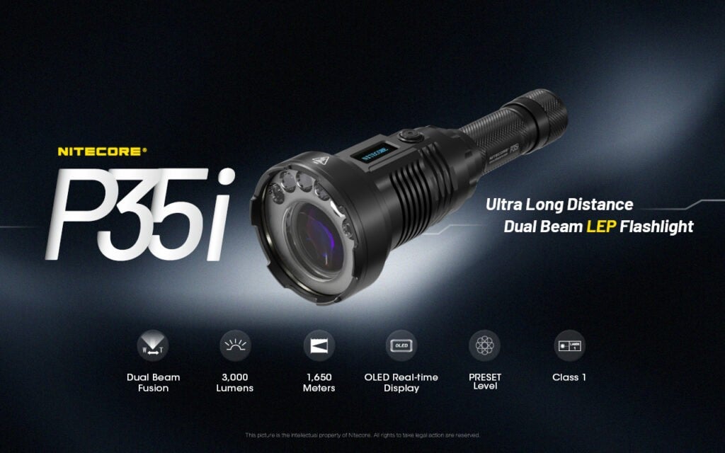 Επαναφορτιζόμενος Φακός Nitecore Led P35i | www.lightgear.gr