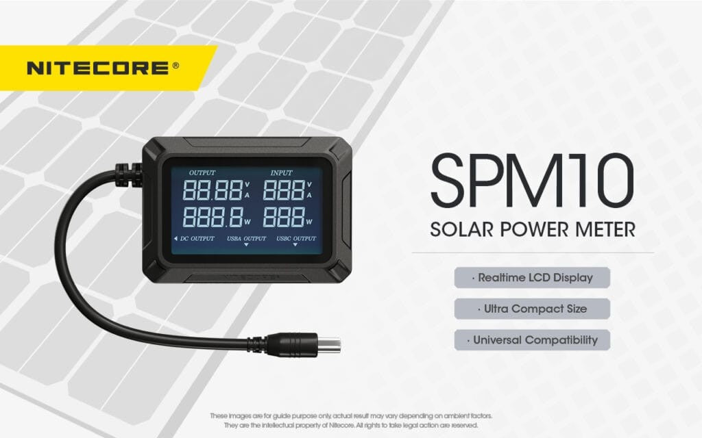 Μετρητής Ηλιακής Ενέργειας Nitecore SPM10 | www.lightgear.gr