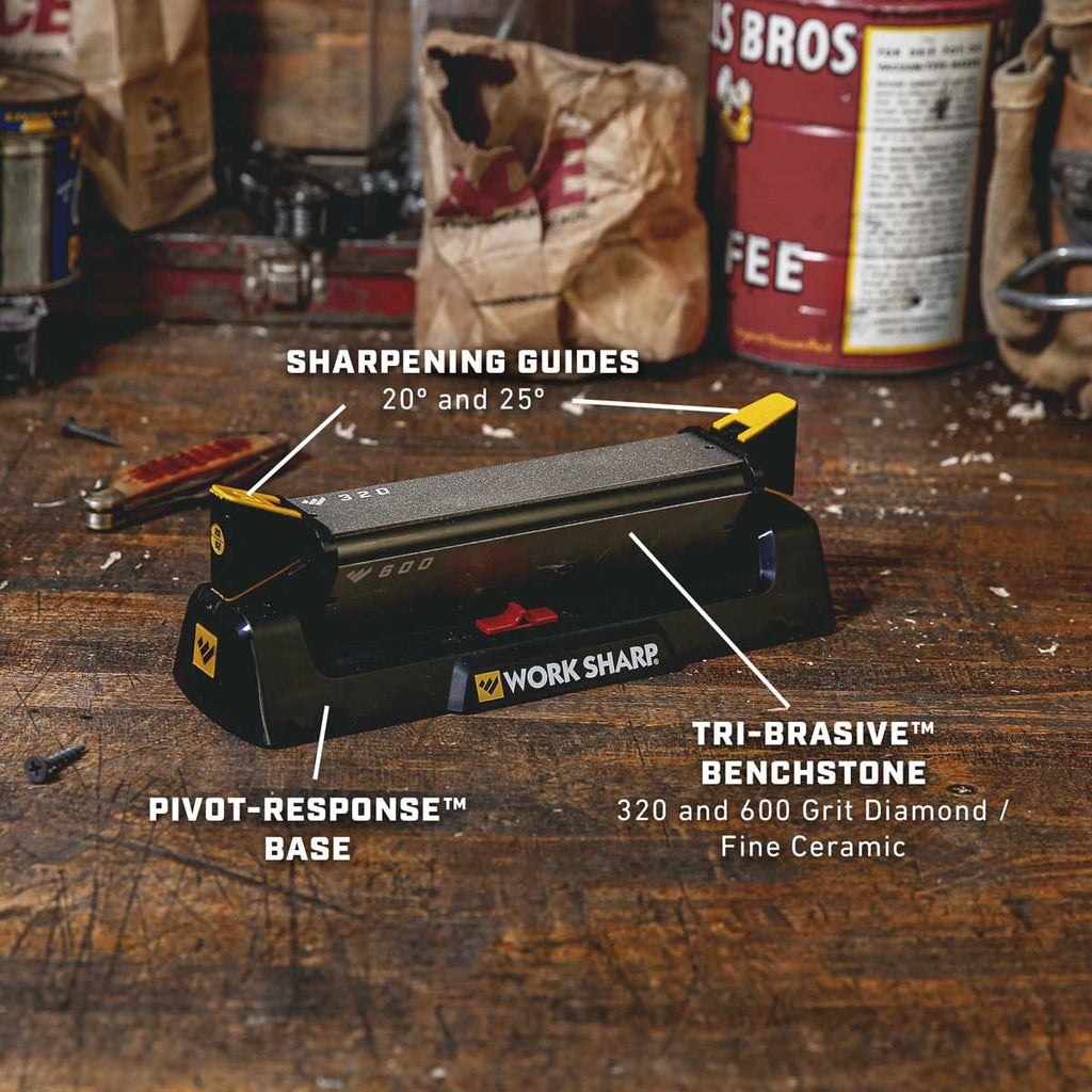 Σύστημα Ακονίσματος Work Sharp Benchstone 320/600 | www.lightgear.gr