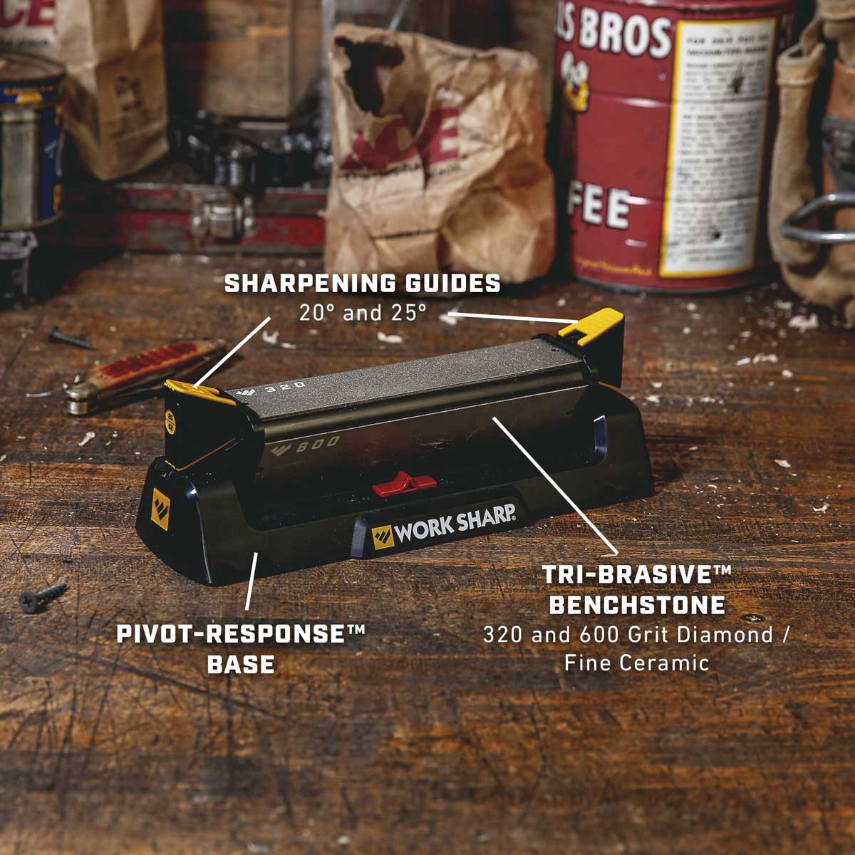 Σύστημα Ακονίσματος Work Sharp Benchstone 320/600 | www.lightgear.gr