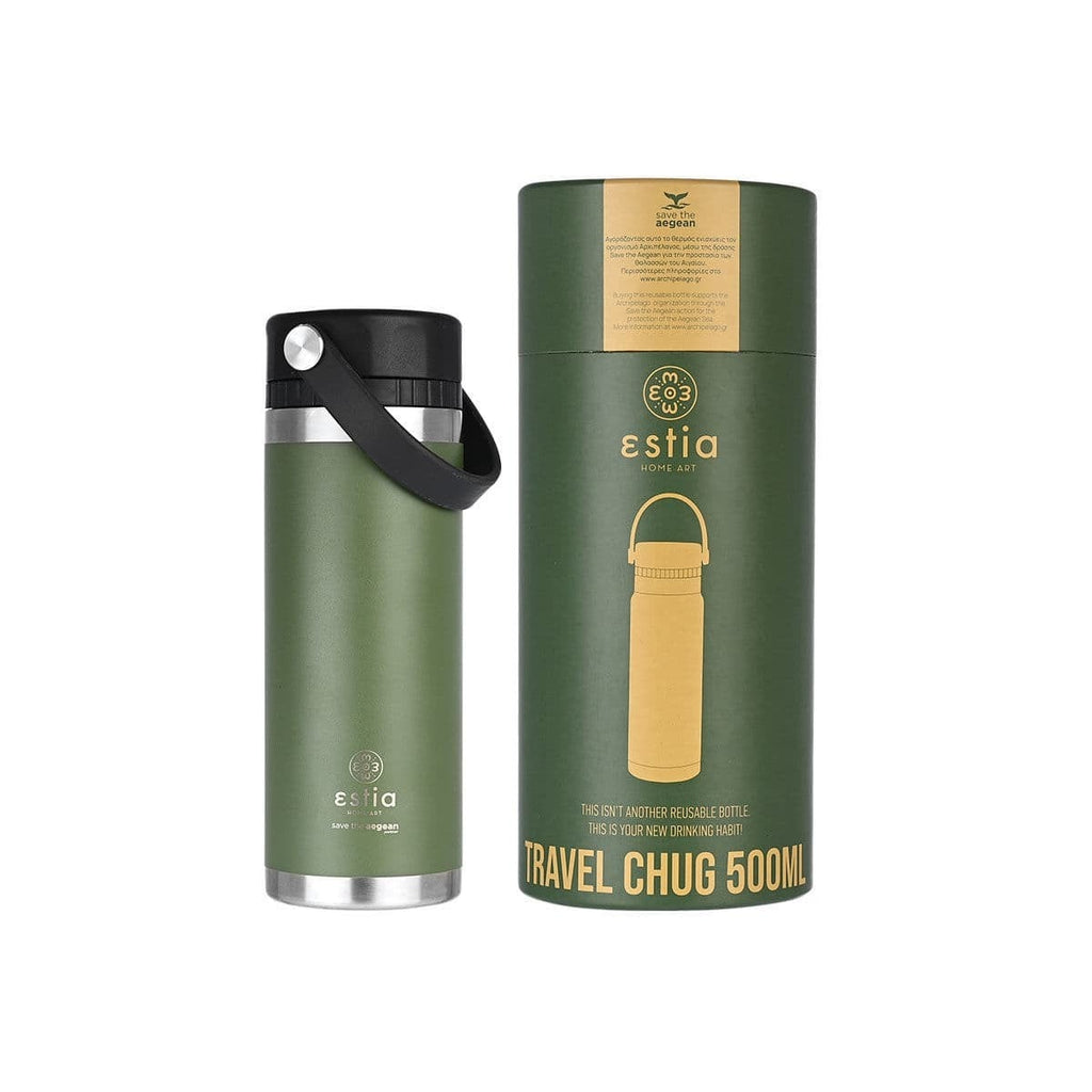 Ανοξείδωτο Μπουκάλι Θερμός Estia Travel Chug 500ml | www.lightgear.gr