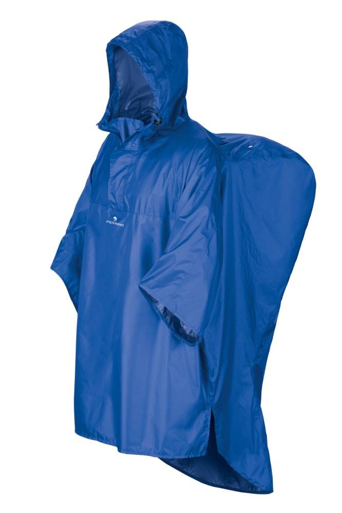 Αδιάβροχο Πόντσο Ferrino Hiker 160cm Μπλε | www.lightgear.gr