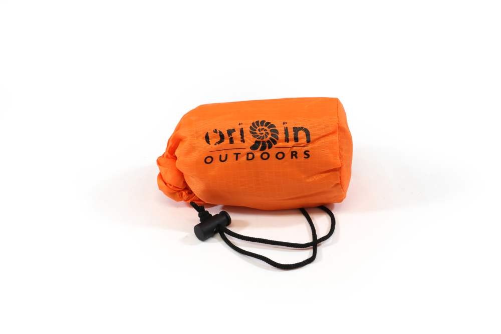 Αδιάβροχο Πόντσο Επιβίωσης Origin Outdoors 132cm Πορτοκαλί | www.lightgear.gr