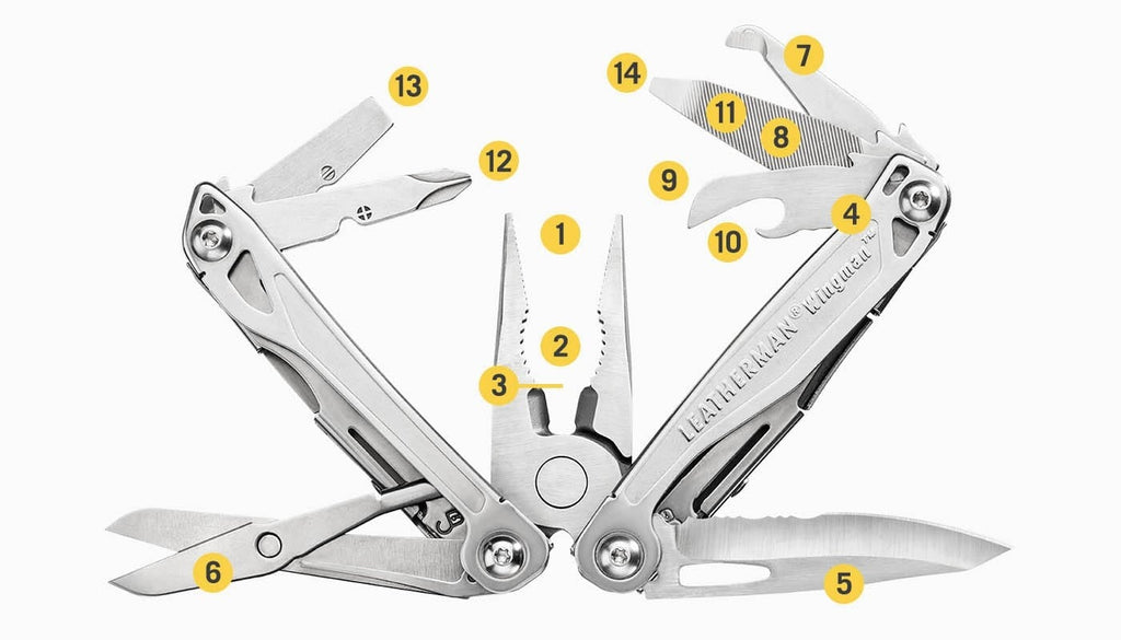 Πολυεργαλείο Leatherman Wingman | www.lightgear.gr