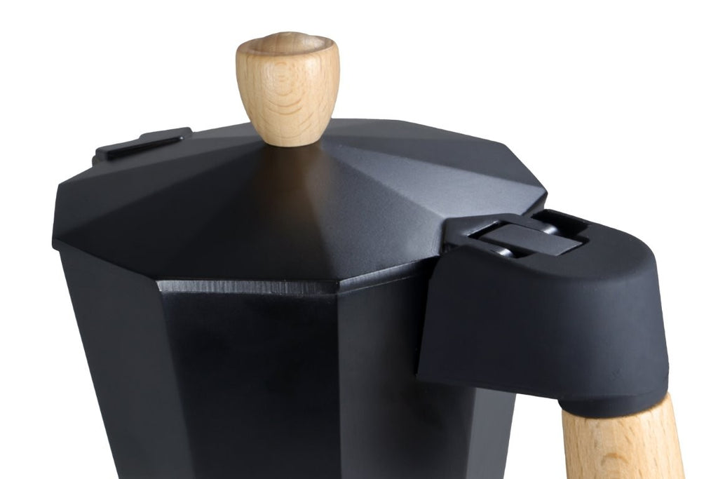 Καφετιέρα Espresso Basic Nature Bellanapoli 6 Φλυτζάνια με Ξύλινη Λαβή | www.lightgear.gr