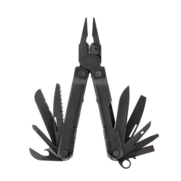 Πολυεργαλείο Leatherman REBAR Black + Molle Θήκη | www.lightgear.gr