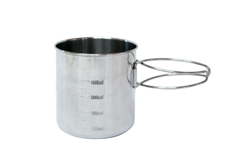 Κούπα Ανοξείδωτη με Χερούλι 600ml | www.lightgear.gr