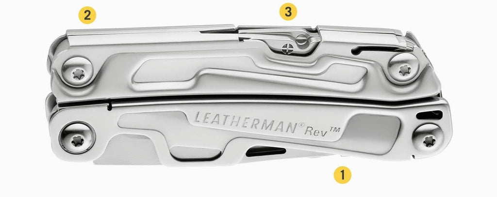 Πολυεργαλείο Leatherman REV | www.lightgear.gr