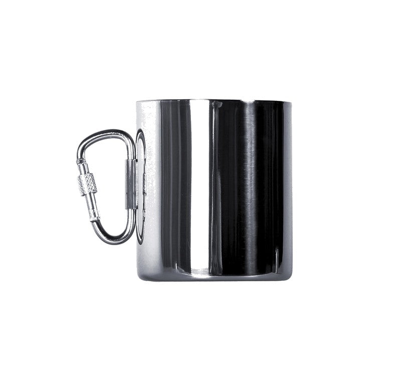 Κούπα-Θερμός Ανοξείδωτη με Carabiner 330ml | www.lightgear.gr