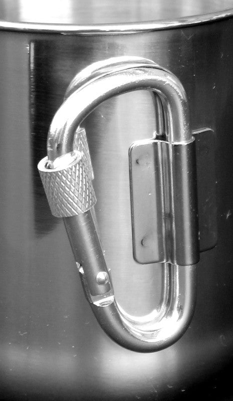 Κούπα-Θερμός Ανοξείδωτη με Carabiner 330ml | www.lightgear.gr