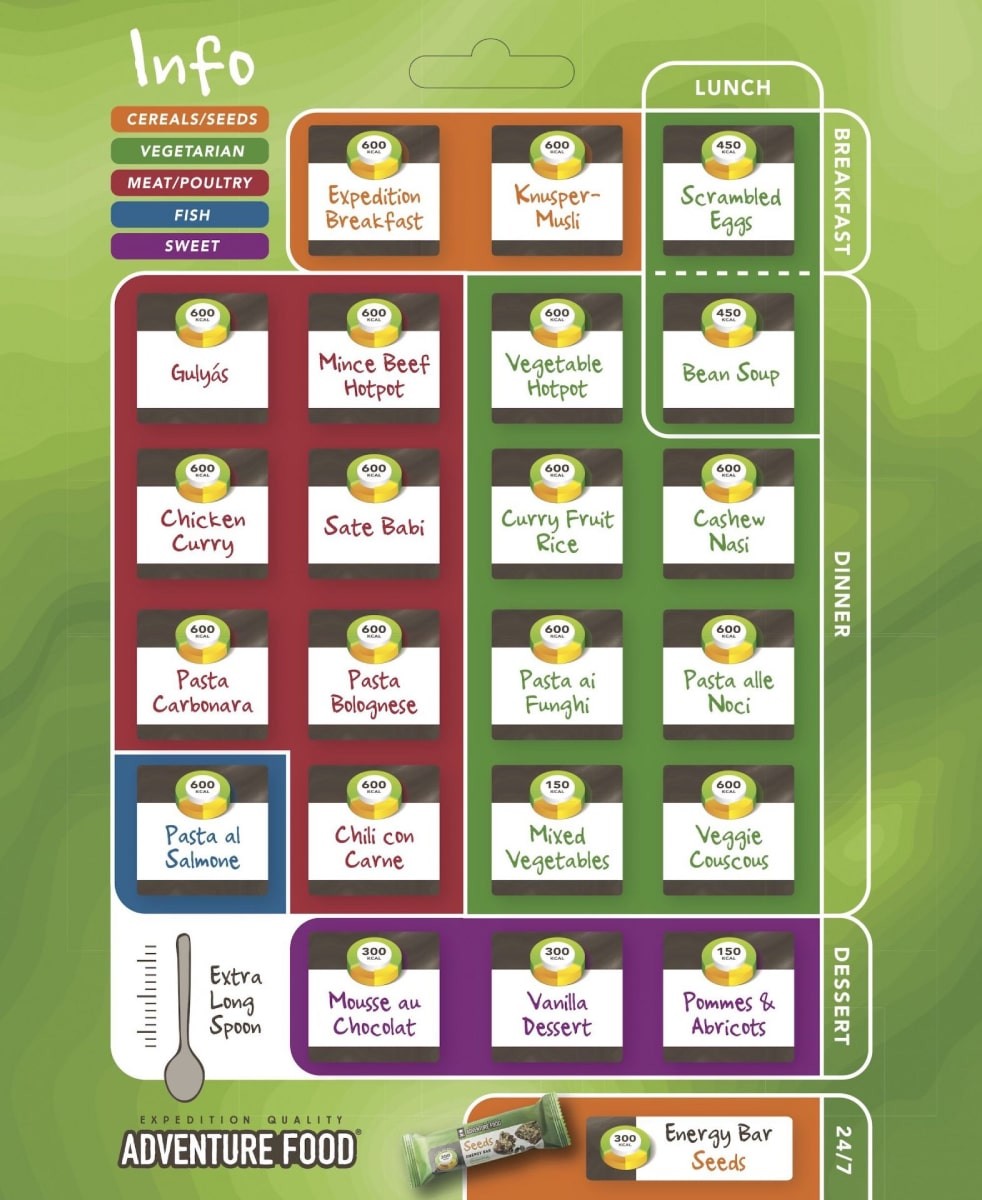 Έτοιμο Γεύμα Adventure Food Pasta Bolognese 151gr | www.lightgear.gr