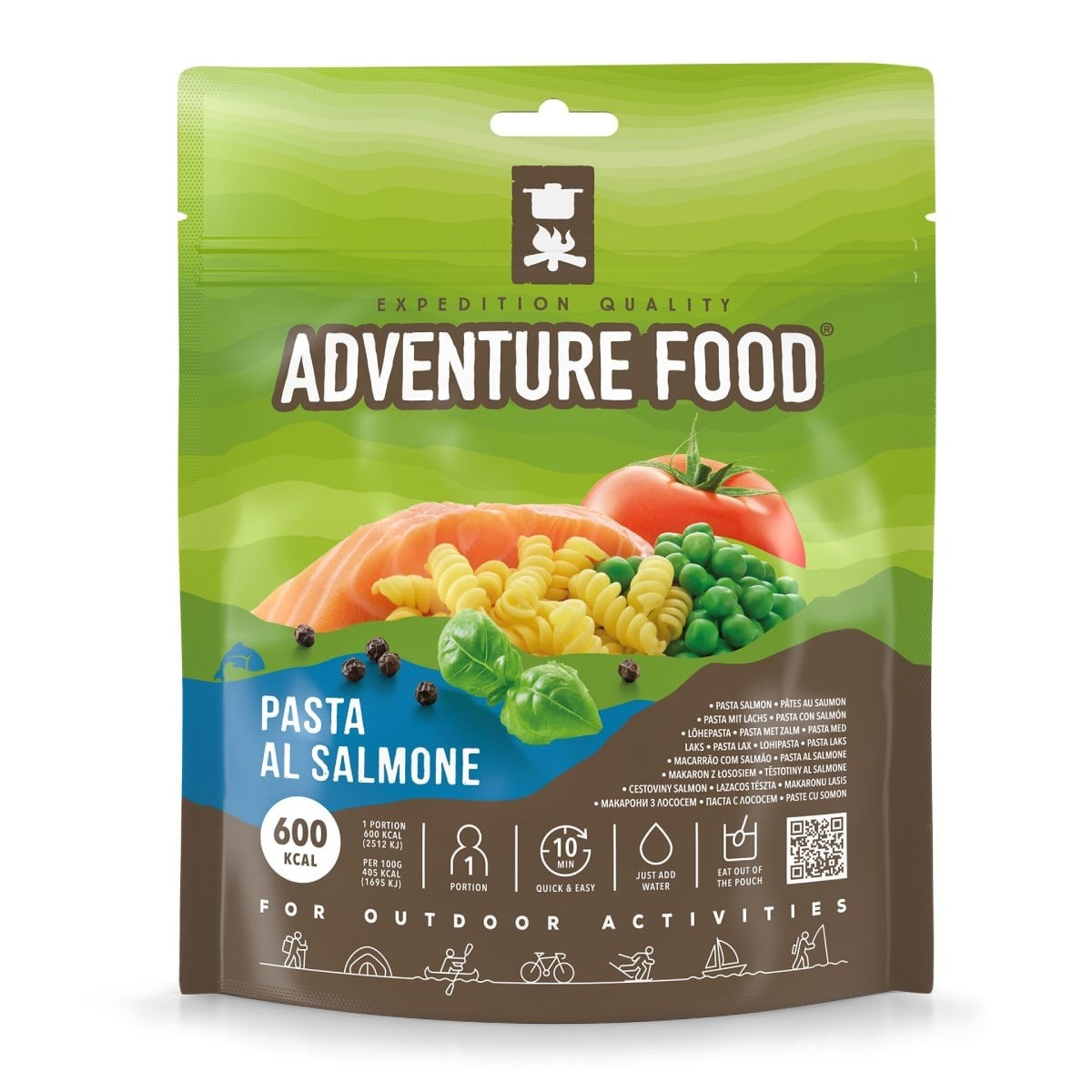 Έτοιμο Γεύμα Adventure Food Pasta al Salmone 148gr | www.lightgear.gr