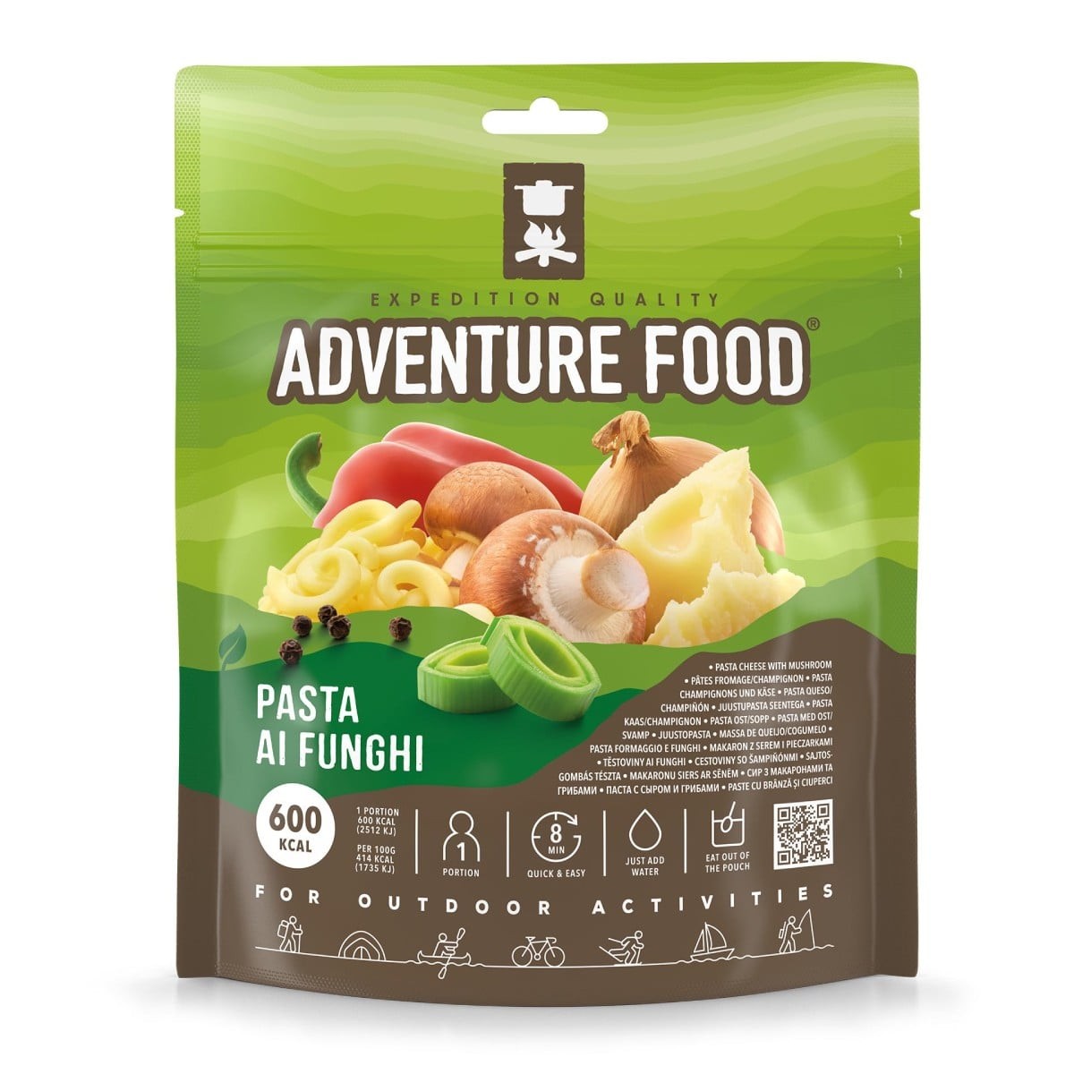 Έτοιμο Γεύμα Adventure Food Pasta al Funghi 144gr | www.lightgear.gr