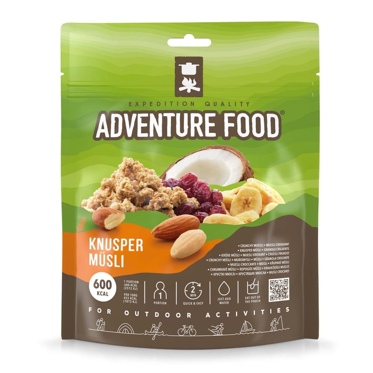 Έτοιμο Γεύμα Adventure Food Knusper Müsli 138gr | www.lightgear.gr