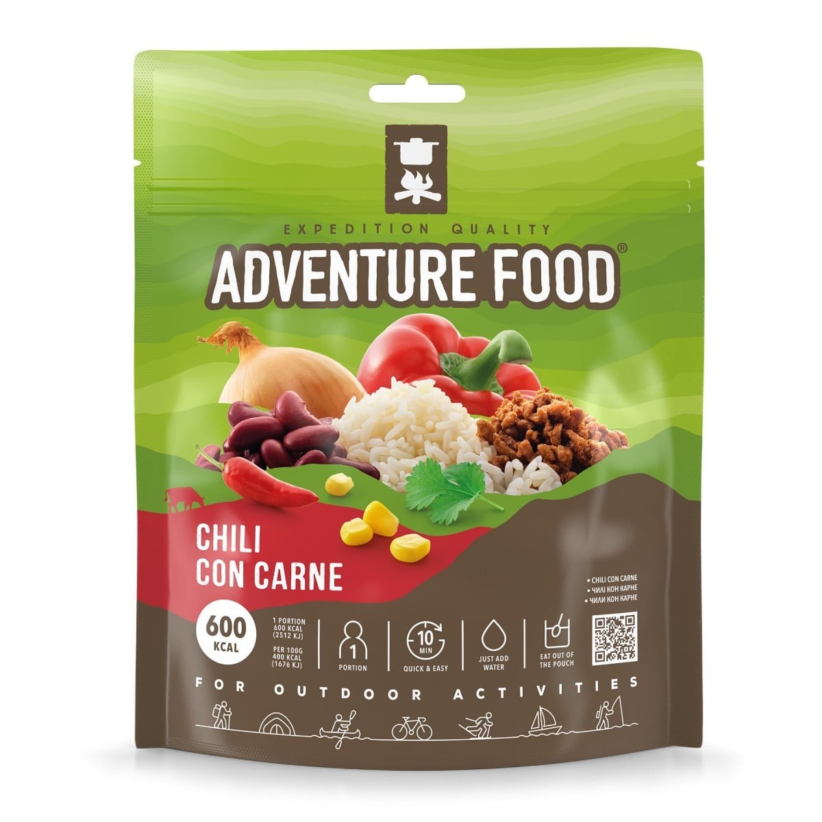 Έτοιμο Γεύμα Adventure Food Chili con Carne 150gr | www.lightgear.gr
