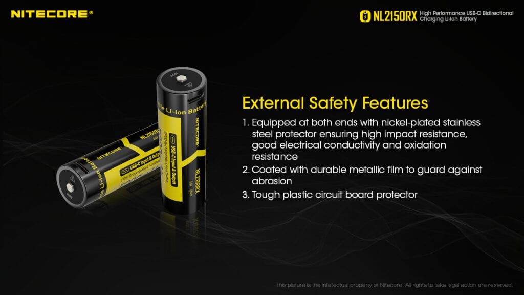Επαναφορτιζόμενη Μπαταρία Nitecore 21700 NL2150RX 5000mAh 3,6V | www.lightgear.gr