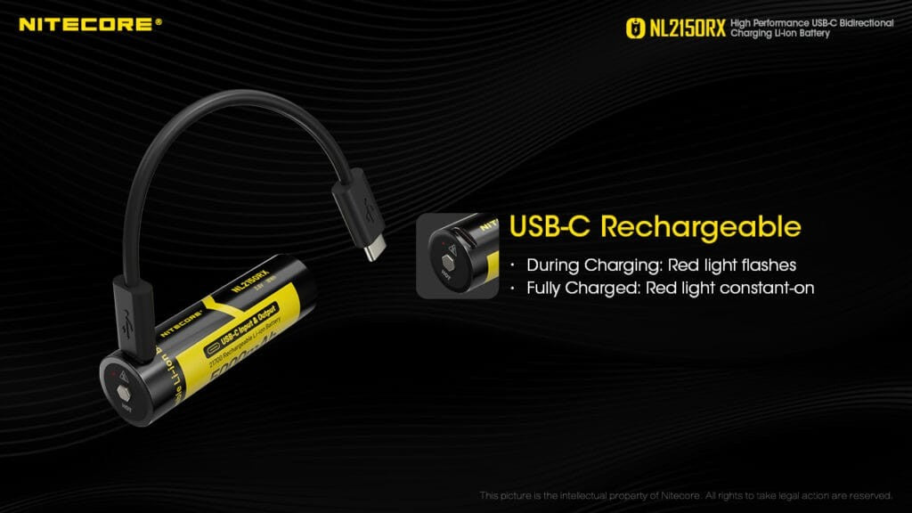 Επαναφορτιζόμενη Μπαταρία Nitecore 21700 NL2150RX 5000mAh 3,6V | www.lightgear.gr