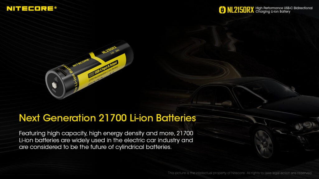 Επαναφορτιζόμενη Μπαταρία Nitecore 21700 NL2150RX 5000mAh 3,6V | www.lightgear.gr