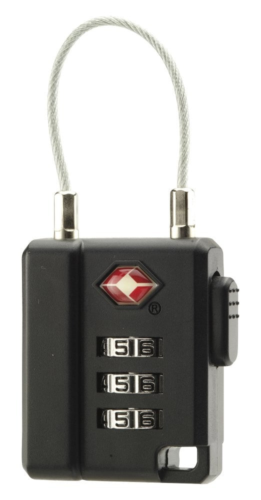 Λουκέτο TSA με Συνδυασμό και Συρματόσχοινο | www.lightgear.gr