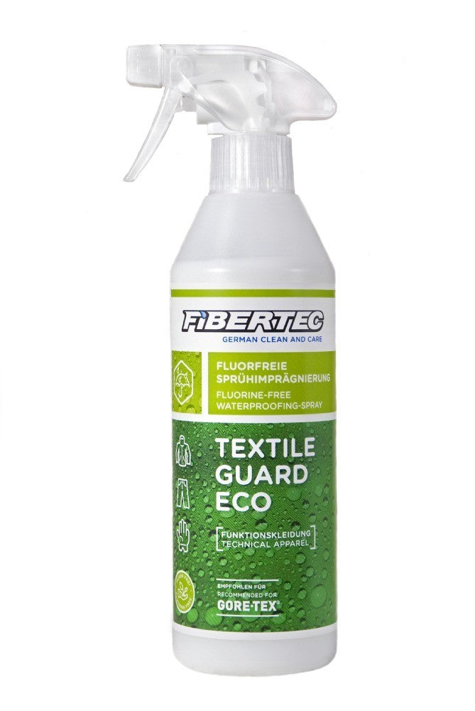 Σπρέι Αδιαβροχοποίησης Ρούχων Fibertec Textile Guard Eco 500ml | www.lightgear.gr