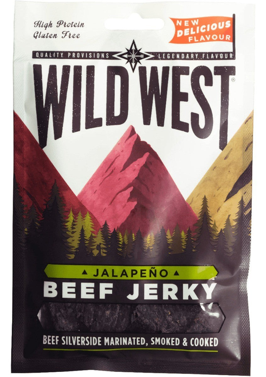 Wild West Beef Jerky Jalapeno 70gr | www.lightgear.gr