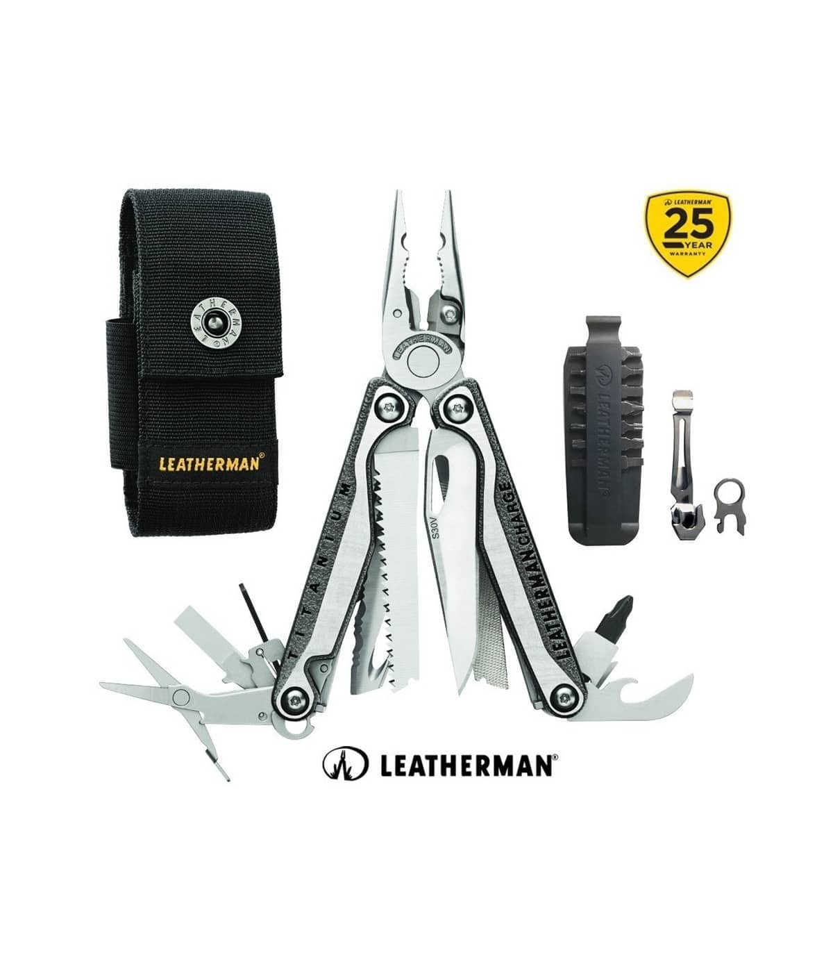 Πολυεργαλείο Leatherman CHARGE Plus TTi + Bits + Θήκη | www.lightgear.gr