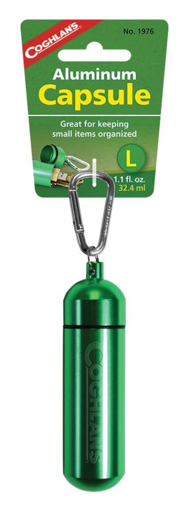 Κάψουλα Αλουμινίου Coghlans με Carabiner L | www.lightgear.gr